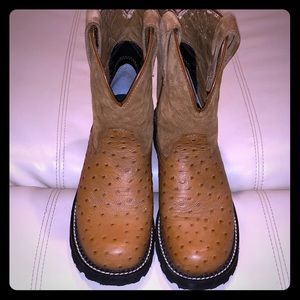 Ostrich Fatbaby Boots (new)